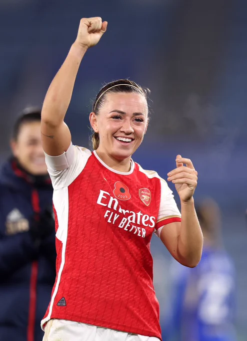 Katie McCabe thanks our supporters at full-time
