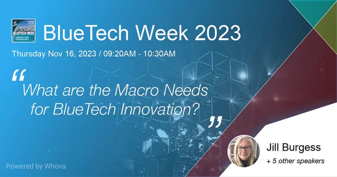 Jill Burgess at BlueTech Week 2023