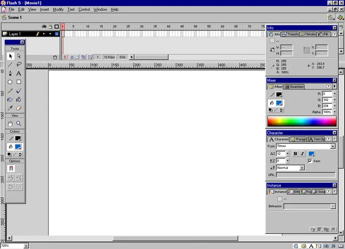 Macromedia Flash 5.0
