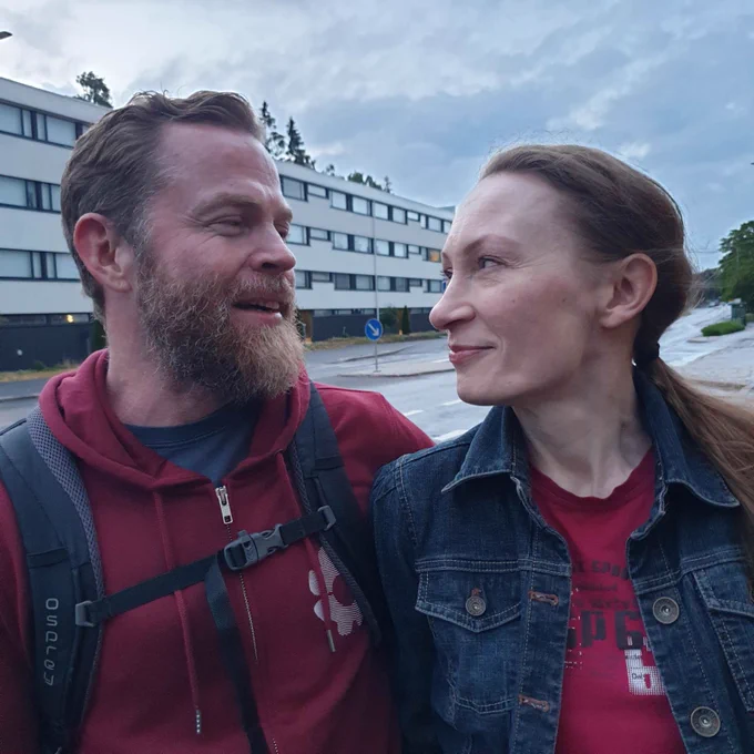 Johannes Koski ja Marjut Ollitervo. Kuva: Veera Luhtala