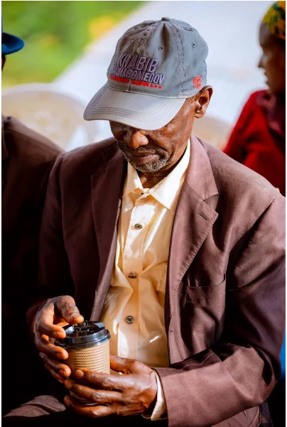 We take pride in being the first at sipping on our own grown coffee as a whole Ngera Team 
