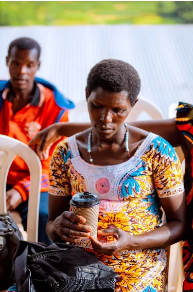 We take pride in being the first at sipping on our own grown coffee as a whole Ngera Team 