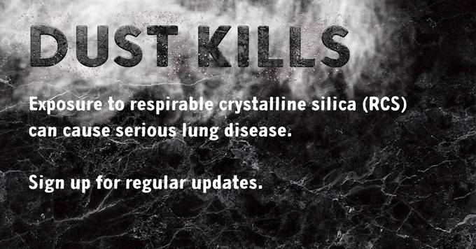 Dust Kills. Sign up for regular updates. 