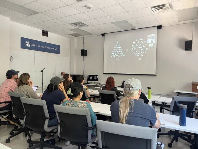 Participants watch Professor Li's keynote via Zoom