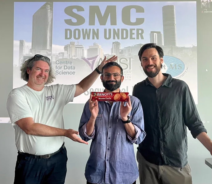 Three computational Bayesians with Monte Carlo biscuits 