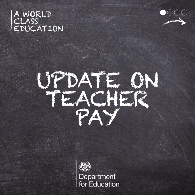 Update on teacher pay