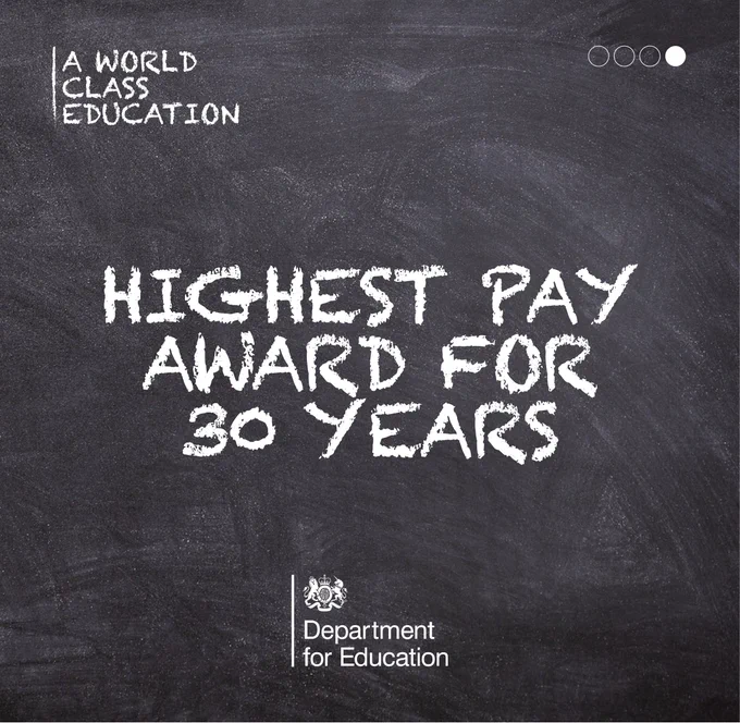 Highest pay award for 30 years