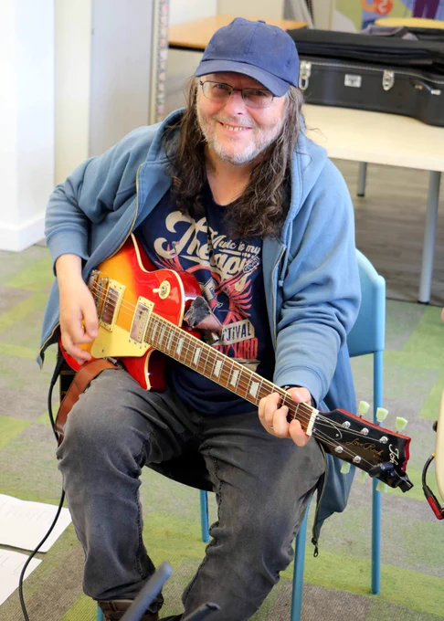 Man playing guitar