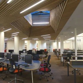 the Quiet Study Room in the Cruciform Hub
