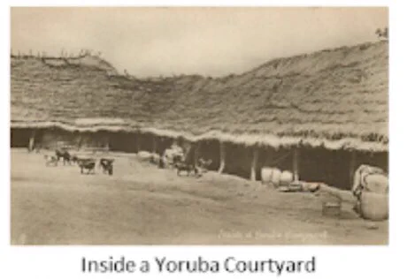 Inside a Yorùbán courtyard
