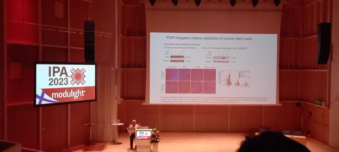 Dr Hasan giving her plenary talk