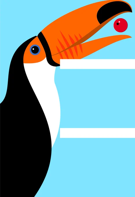 The BES SEED Network logo consists of a Toco toucan, with a bright orange beak, white chest, and black back eating a red berry. The toucan is masked by a light blue BES 'big E'.