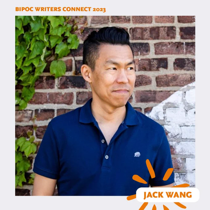 Photo of Jack Wang. BIPOC WRITERS CONNECT 2023.