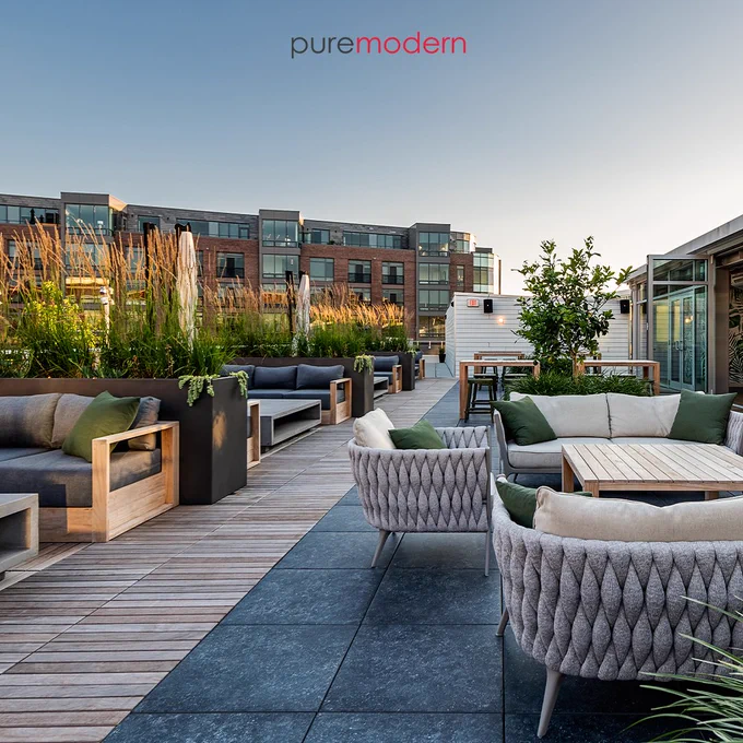 Planters Creating Privacy Space And Enhancing Aesthetics | PureModern