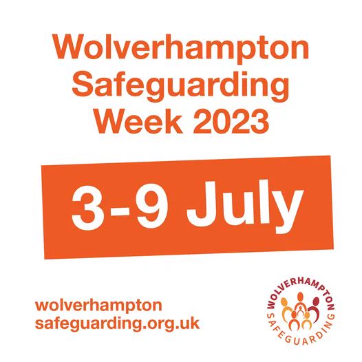 Image shows the Wolverhampton Safeguarding Week 2023 logo