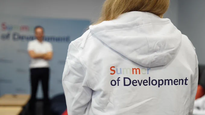 Uczestniczka programu Summer of Development w MRiT