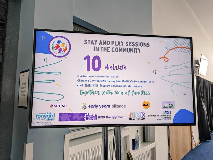 Slide from the stay and play presentation 