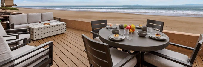 Patio on a California Beach - happy 4th of July