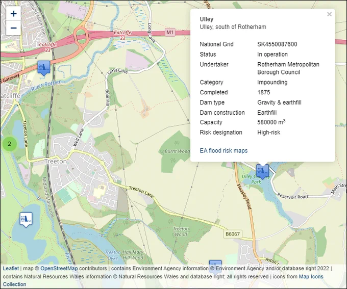 Image of Large Raised Reservoirs map