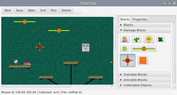 Level editor with new items
