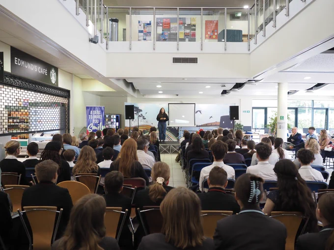 Megan McCubbin at Eastern Colleges Group's West Suffolk College in Bury St Edmunds.