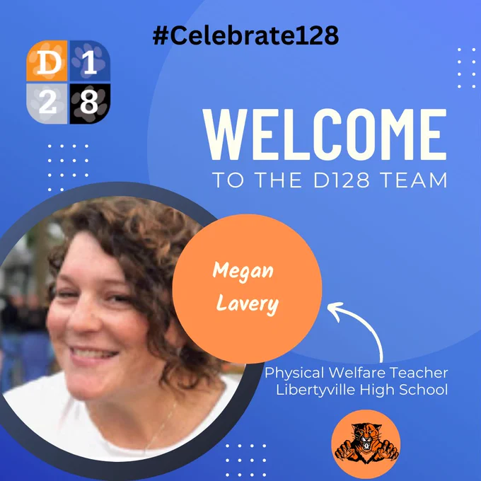Welcome to D128 Megan Lavery graphic