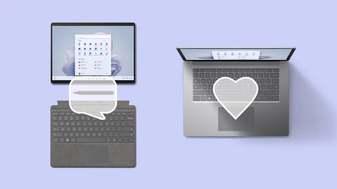 ordinateur Surface Pro 
ordinateur Surface Laptop