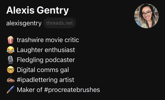 Threads profile