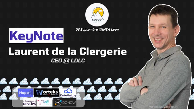 Annonce Keynote fermeture Laurent De La Clergerie