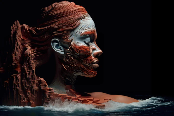A woman made of 3D_topography, photograph --ar 2:3

Custom Zoom:   3D_topography, photograph --ar 3:2 --zoom 2 