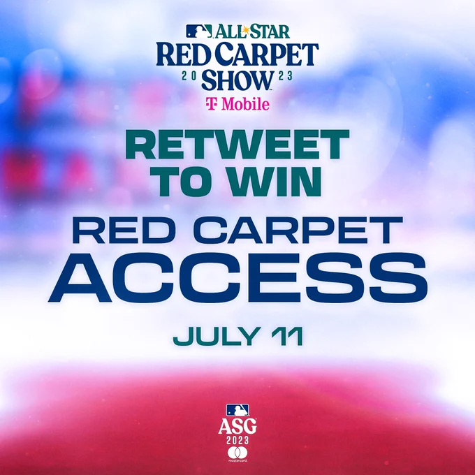 [ALL-STAR RED CARPET SHOW LOGO]

RETWEET TO WIN

RED CARPET ACCESS

JULY 11