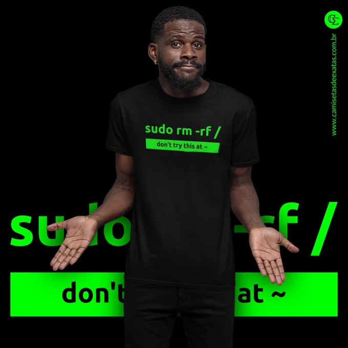 Mostre seu amor pelo Linux com estilo e humor! Adquira agora a camiseta 'sudo rm -rf /'. 😎

Todas os produtos sobre Linux, aqui: https://camisetasdeexatas.com.br/?cat=linux

💻 #linux #linuxbr #ubuntu #opensource #softwarelivre #codigoaberto #camisetasdeexatas