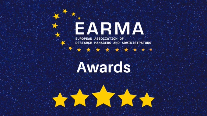 EARMA logo and awards 