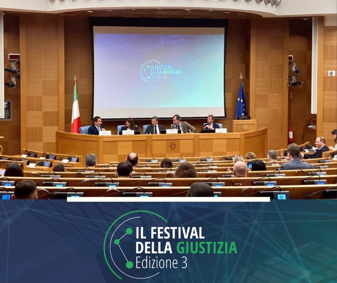 Oggi 7 luglio, presso l'auletta dei gruppi parlamentari a Montecitorio - Camera dei Deputati, i co-founder GF Legal presenziano alla III edizione del Festival della Giustizia.
 
L'evento organizzato da 4cLegal e AIGA, con la media partnership de Il Sole 24 Ore, si focalizza su valori, tecnologia, sostenibilità, nuovi mezzi di comunicazione e rapporto con la deontologia professionale nell’ampio mondo della Giustizia.

Ringraziamo 4cLegal per l'invito.