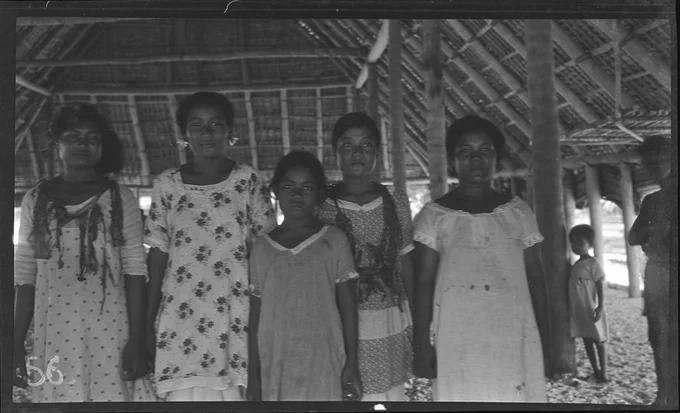 Group of women and girls in a building