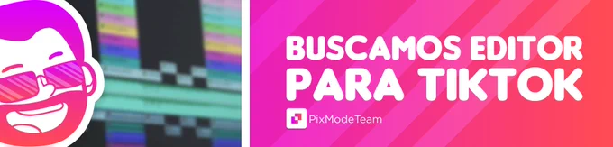 Banner mostrando la intención de contratar un editor de video para clips