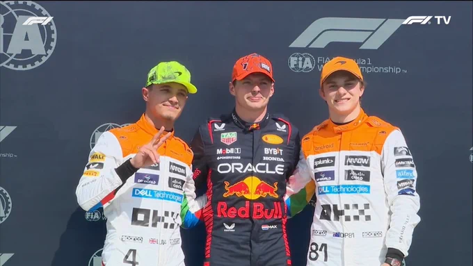 British GP 2023 top 3 in qualifying