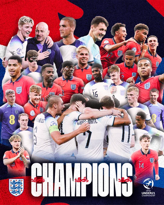 England: U21 EURO CHAMPIONS