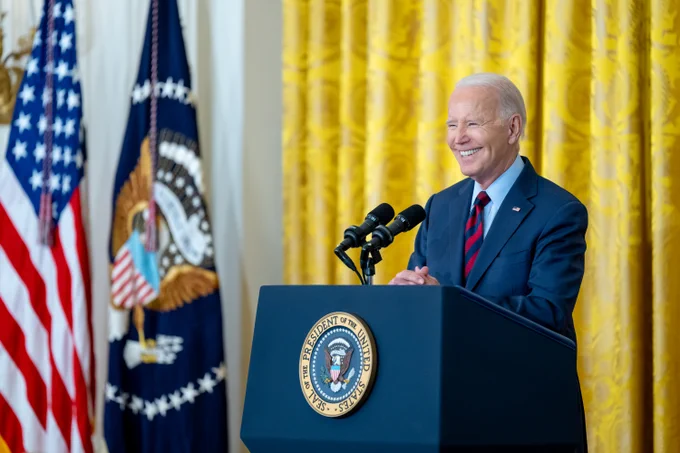 President Biden delivers remarks.