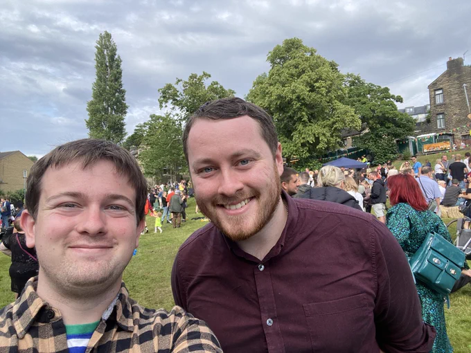 Harry McCarthy and Matthew McLoughlin at the Leadboilers Festival