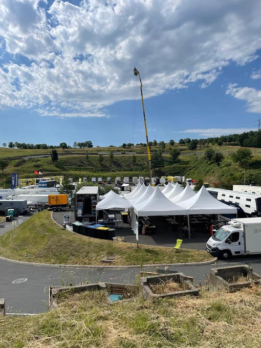 Zone technique au sommet du Puy-de-Dôme