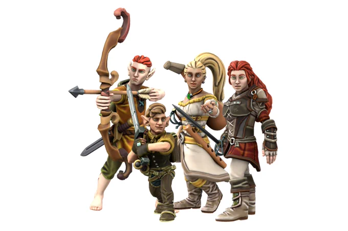 A group of adventurers stood together.
