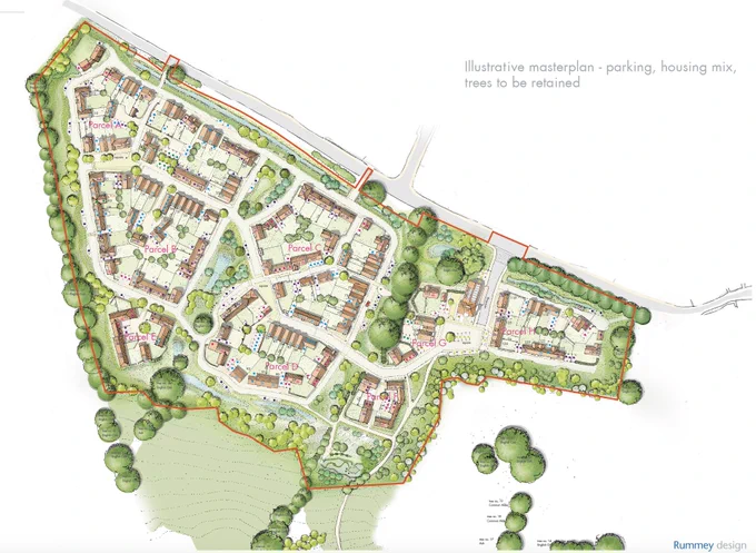 Illustrative masterplan by Rummey Design. 