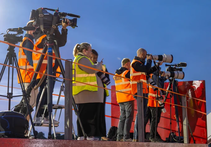 Media & press photographing/filming