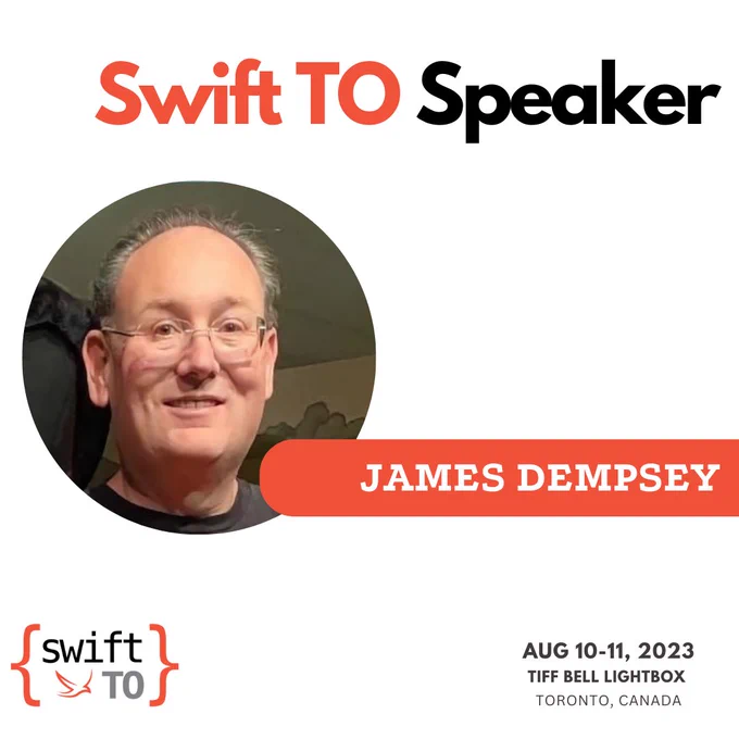 James Dempsey - Swift TO Speaker - August 10/11 2023 @ TIFF Bell Lightbox, Toronto, Canada