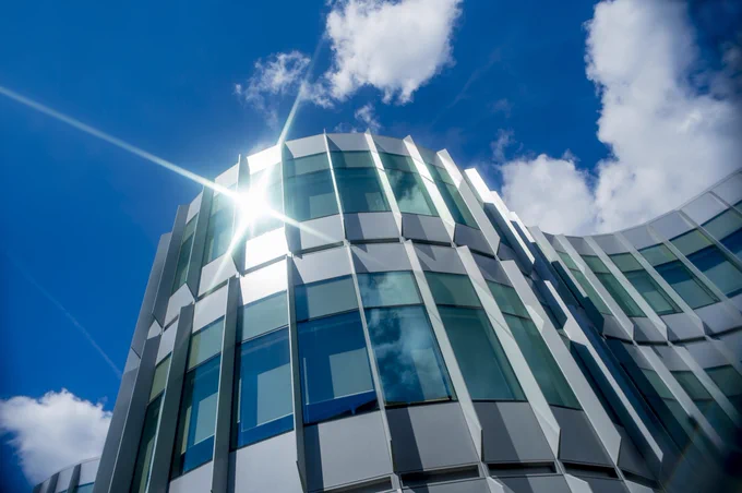 Image of the George Green Library on University Park at the University of Nottingham.