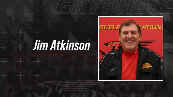 picture is of Jim Atkinson smiling for a picture with Gryphon jacket on