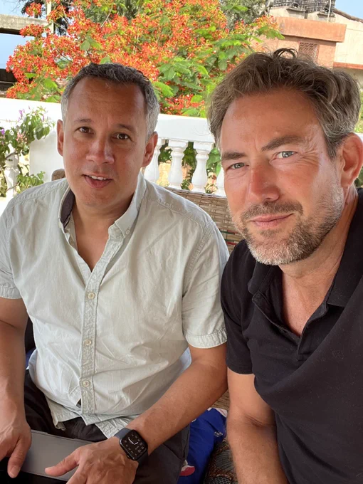 Matthias and Enrico of Project Lighthouse Africa in Dakar, Senegal