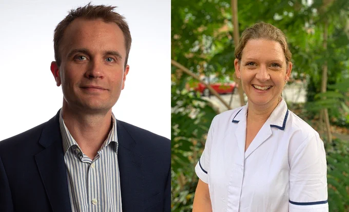 Photos of Nicholas Simmonds and Gemma Stanford