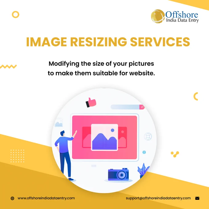 Enhance your online presence with perfectly sized images! 💡

At Offshore India Data Entry, our Image Resizing Services ensure your visuals are optimised for different platforms, creating a consistent and visually appealing brand experience.

🎯 Benefits of our #ImageResizing Services:

📌 Optimal Display
📌 Improved Page Load Speed
📌 Consistent Branding
📌 Efficient Storage
📌 Enhanced Mobile Experience
📌 Faster Uploads and Downloads

For more details visit our website:🌐 https://lnkd.in/gHwT6-d